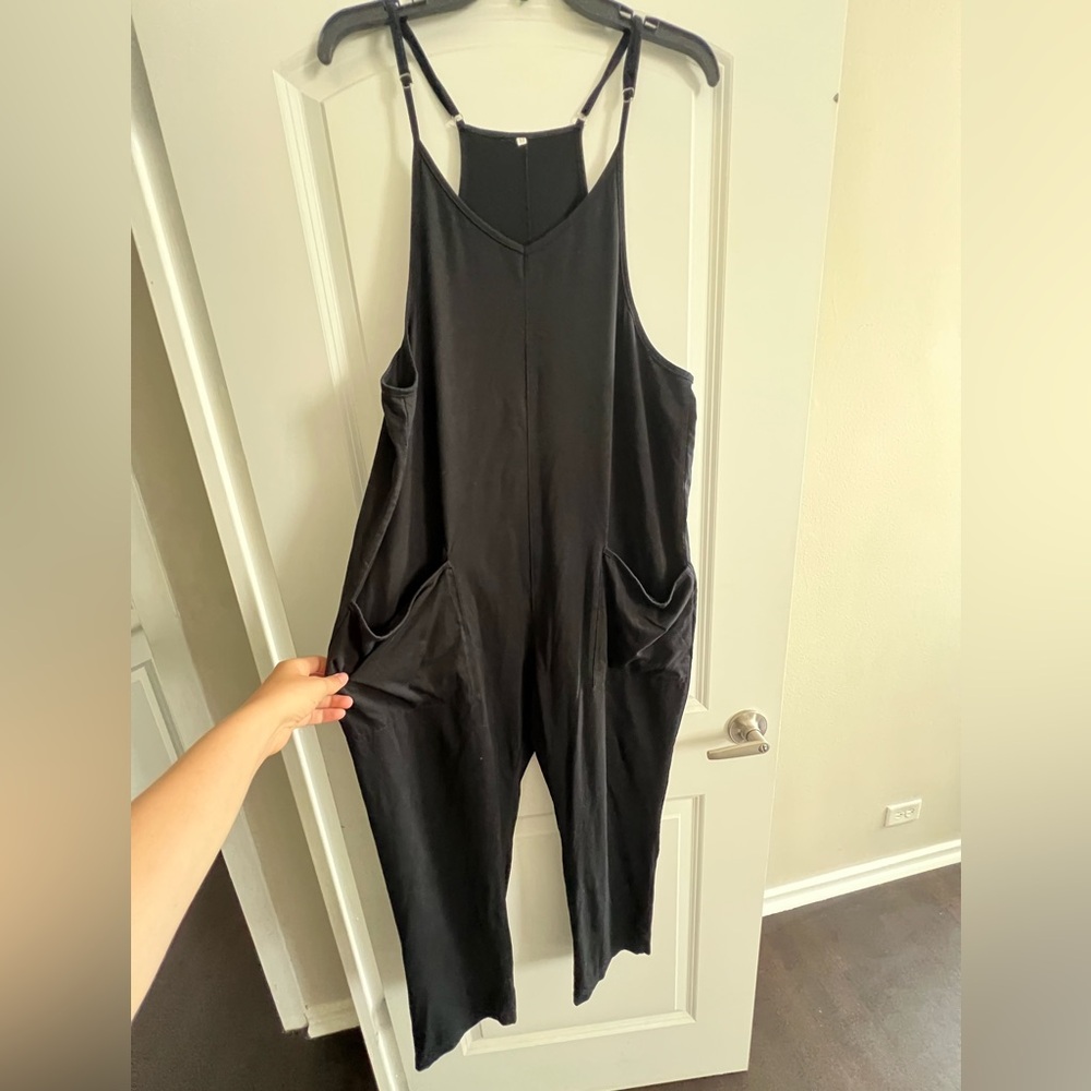 Black Jumpsuit with Pockets